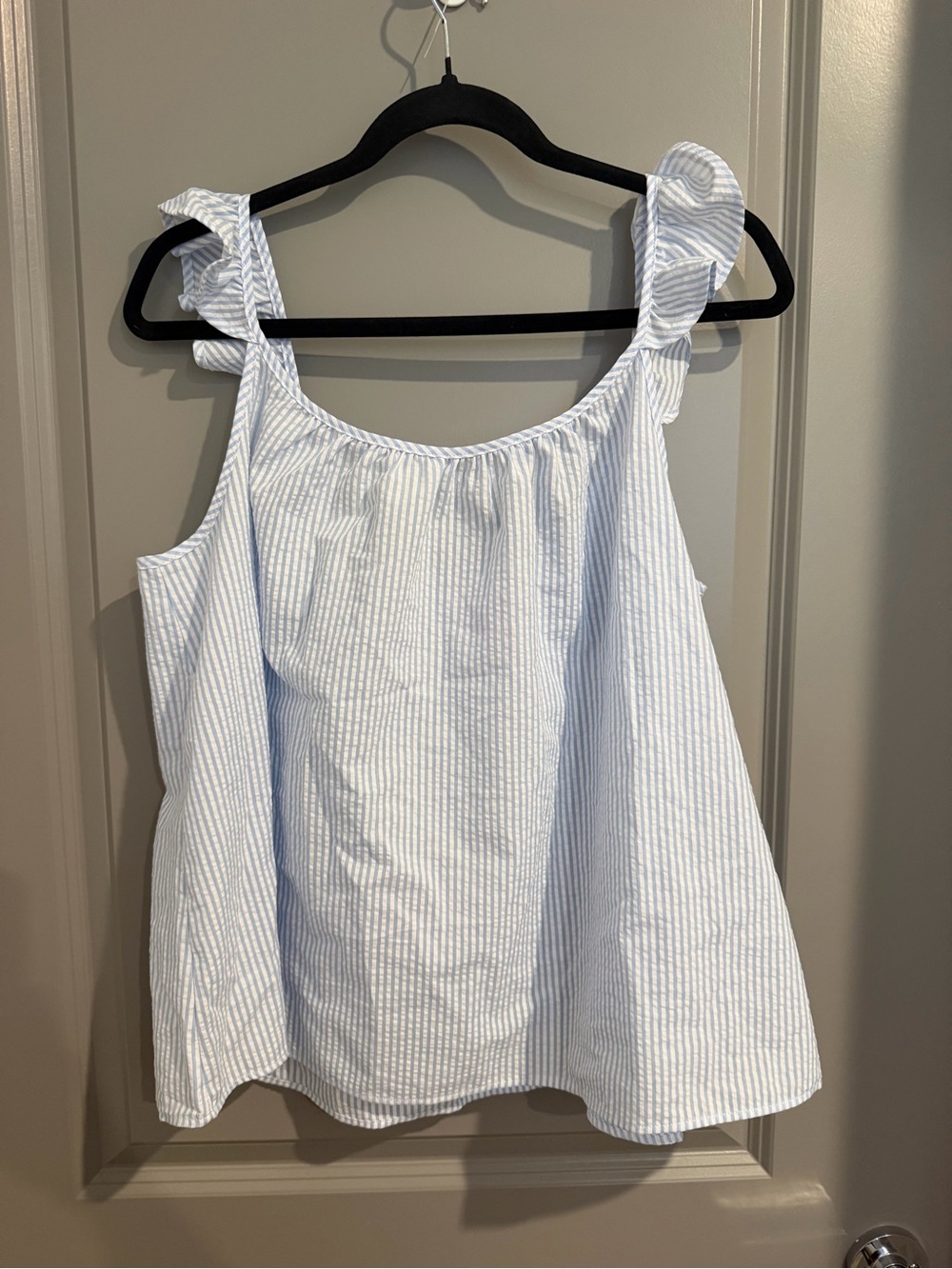Women's Light Blue Striped Set